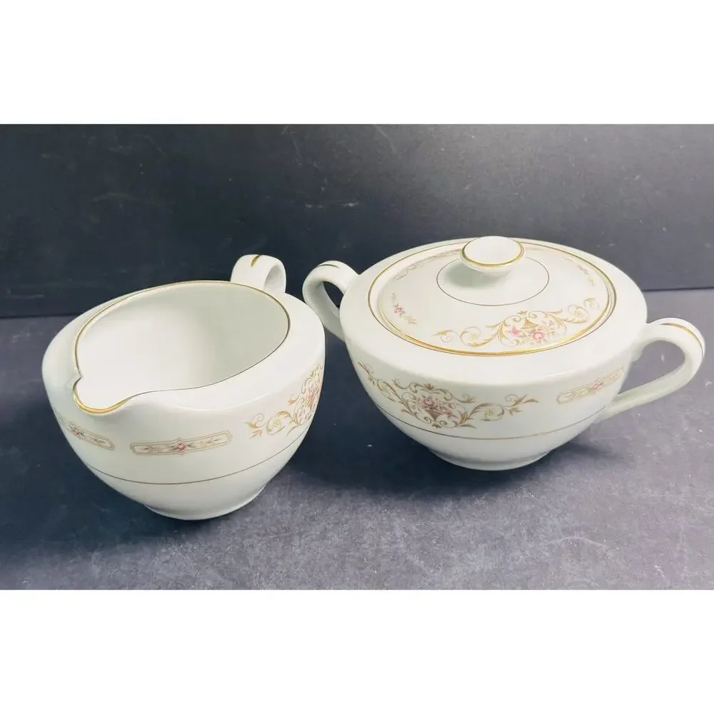 Rose China Kathy #3802 Japan_ Complete set of 6 _ No cups, no saucers.